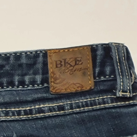 BKE Jeans Womens Size 28x33.5 (28x31) Blue Madison Boot Dark Wash Denim Bk17121L - Picture 4 of 11
